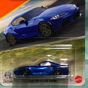 2023 Toyota GR Supra Car - Vibrant Blue Matchbox